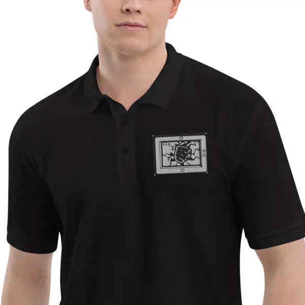 E L Deez Mens Premium Logo Polo