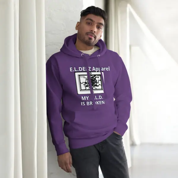 Unisex Premium Hoodie Purple Front