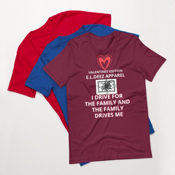 Valentines Edition T Shirt Maroon Colour Front View