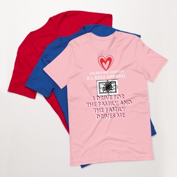 Valentines Edition T Shirt Pink Colour Front View